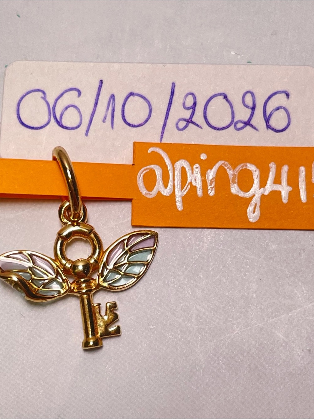 Pandora Harry Potter Winged Key Pendant - Picture 13 of 14